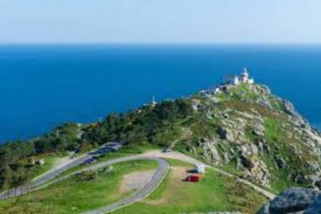 フィニステレJunto Camino De Santiago,1ª Linea De Playaアパートメント エクステリア 写真