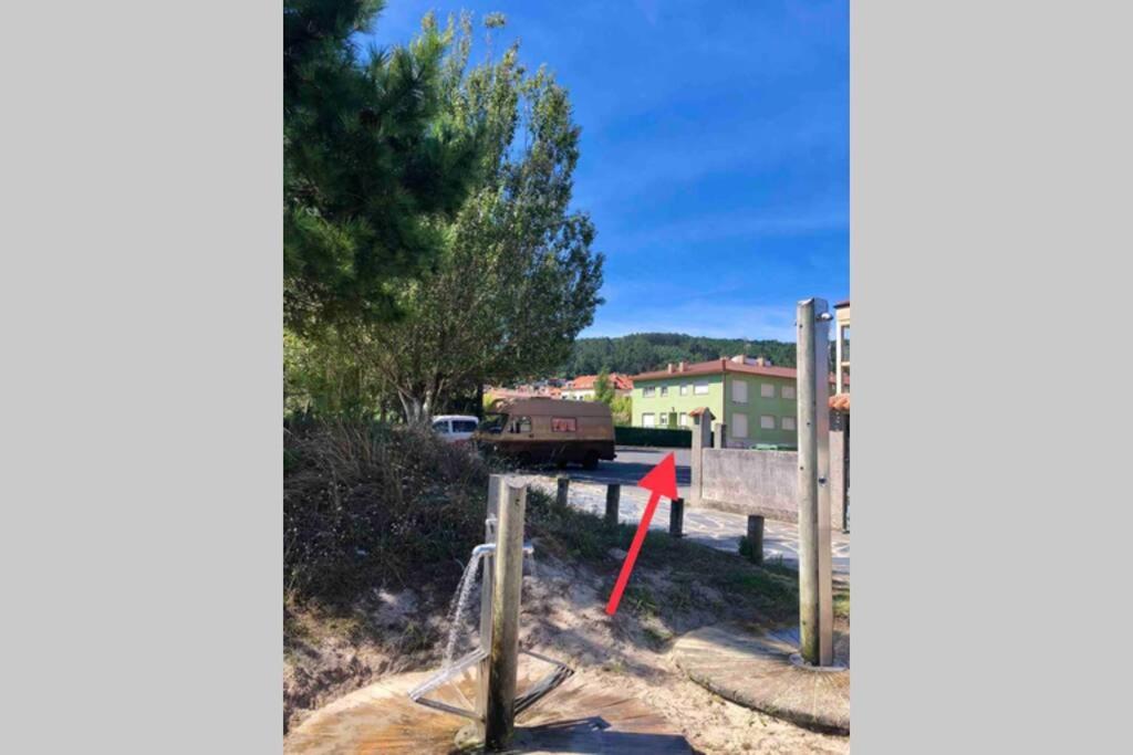 フィニステレJunto Camino De Santiago,1ª Linea De Playaアパートメント エクステリア 写真