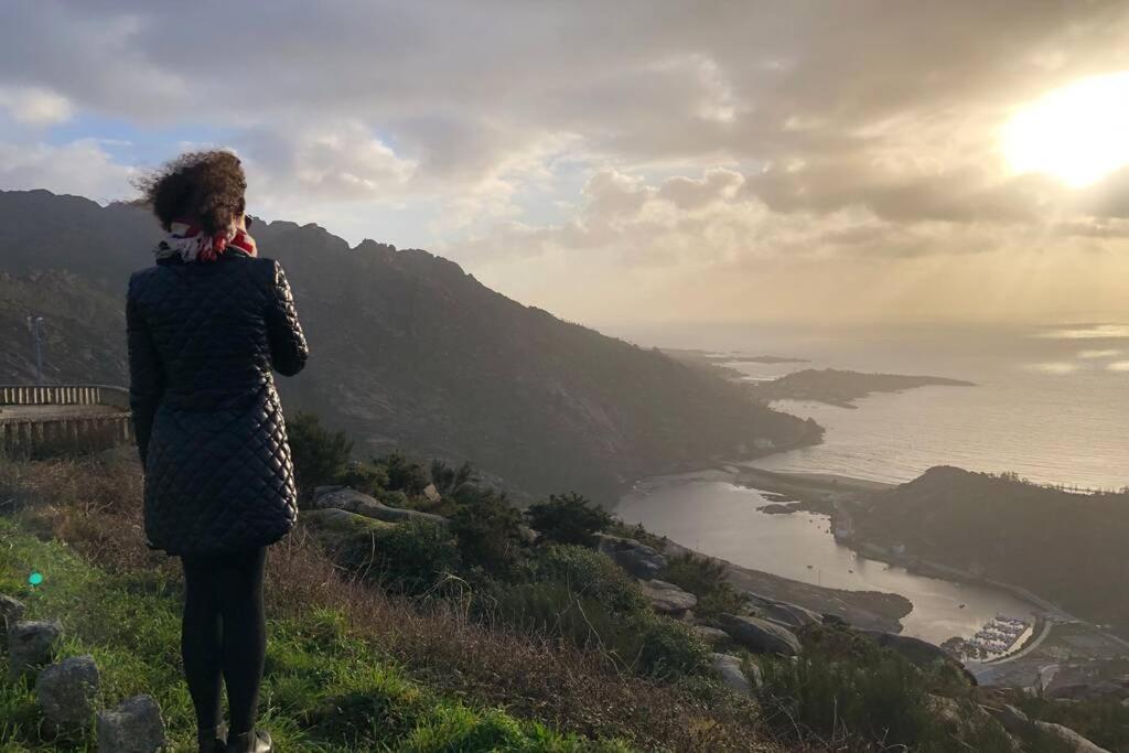 フィニステレJunto Camino De Santiago,1ª Linea De Playaアパートメント エクステリア 写真