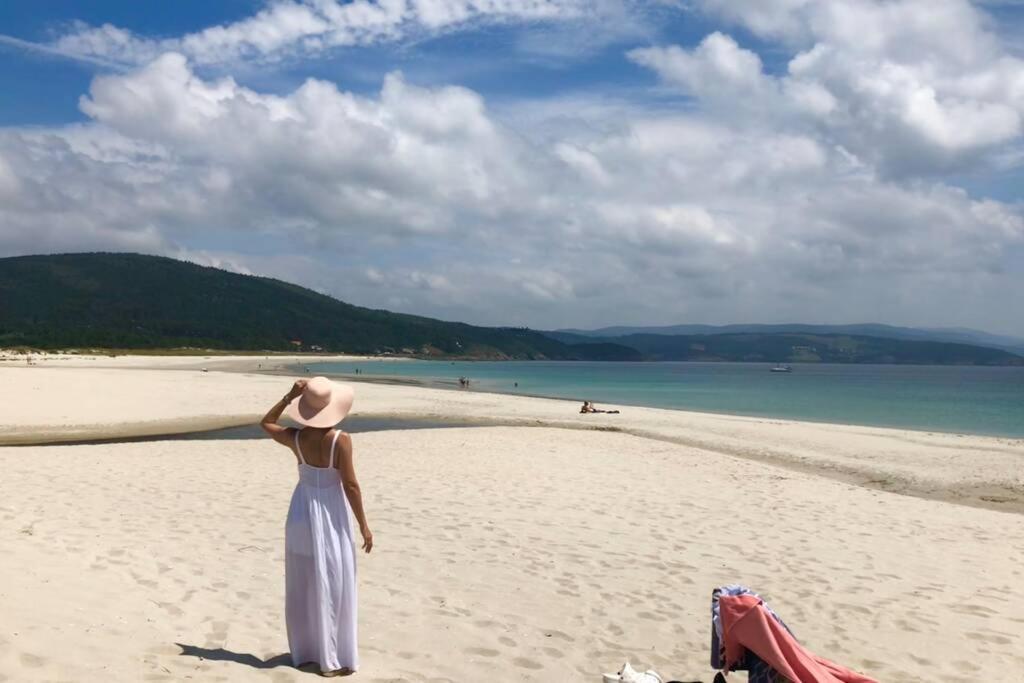 フィニステレJunto Camino De Santiago,1ª Linea De Playaアパートメント エクステリア 写真