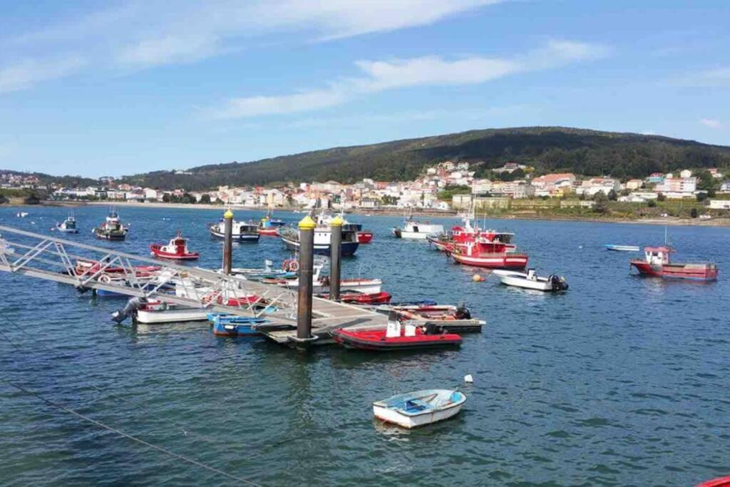 フィニステレJunto Camino De Santiago,1ª Linea De Playaアパートメント エクステリア 写真