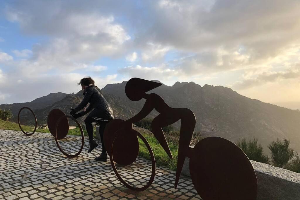 フィニステレJunto Camino De Santiago,1ª Linea De Playaアパートメント エクステリア 写真