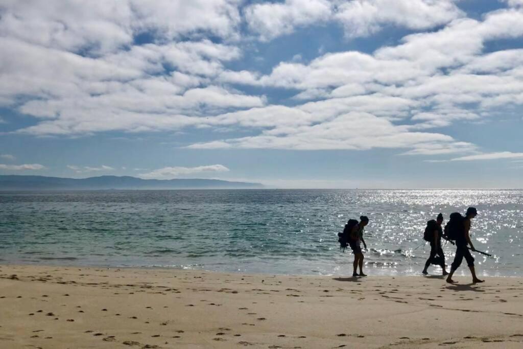 フィニステレJunto Camino De Santiago,1ª Linea De Playaアパートメント エクステリア 写真